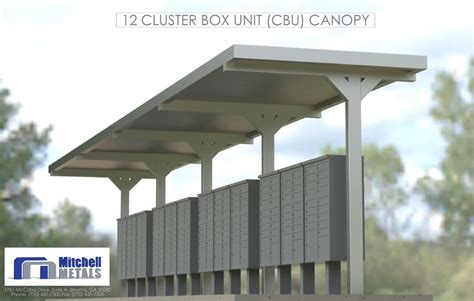 mitchel metal roof box|Standard Cluster Mailbox Units .